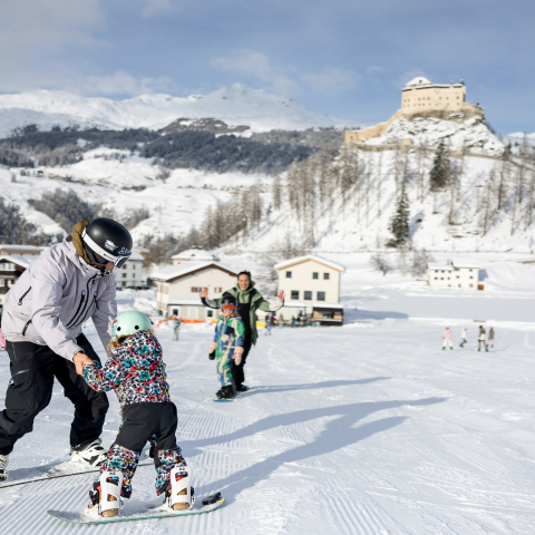 Familienskilift in Tarasp