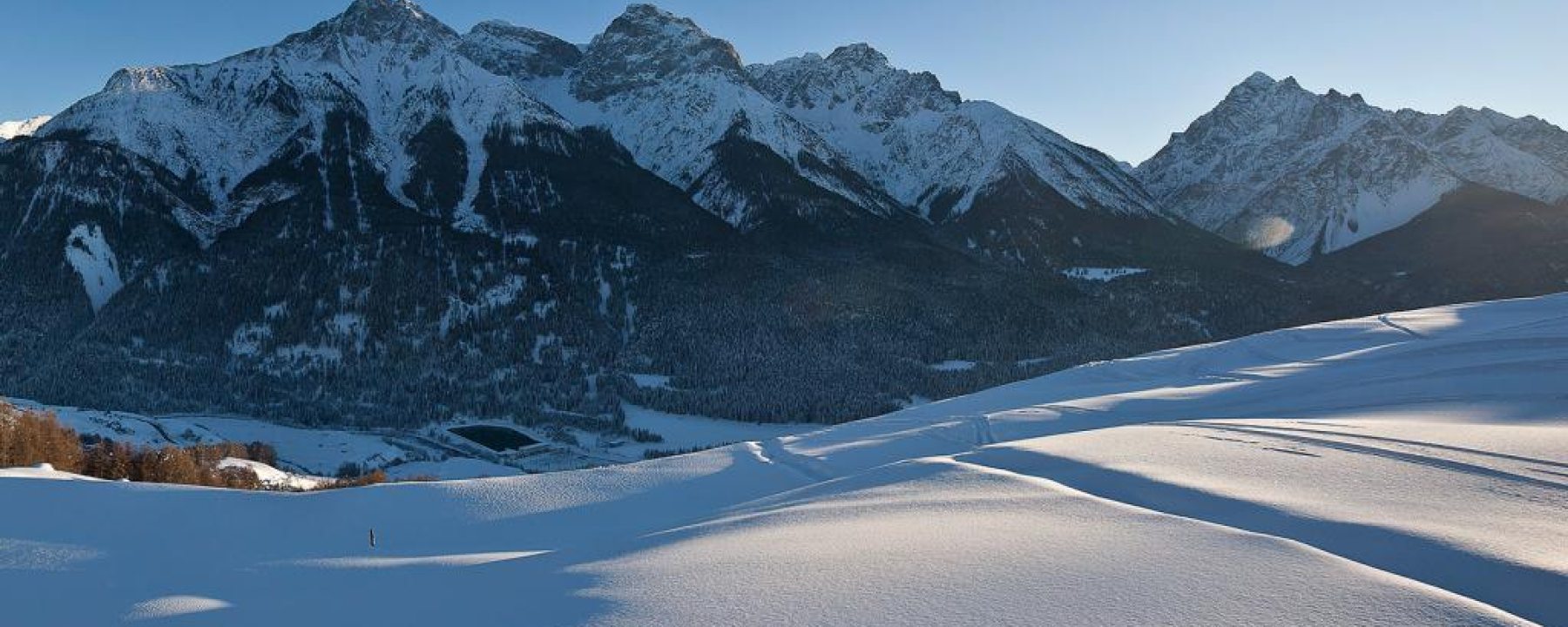 Die Unterengadiner Berglandschaft.
