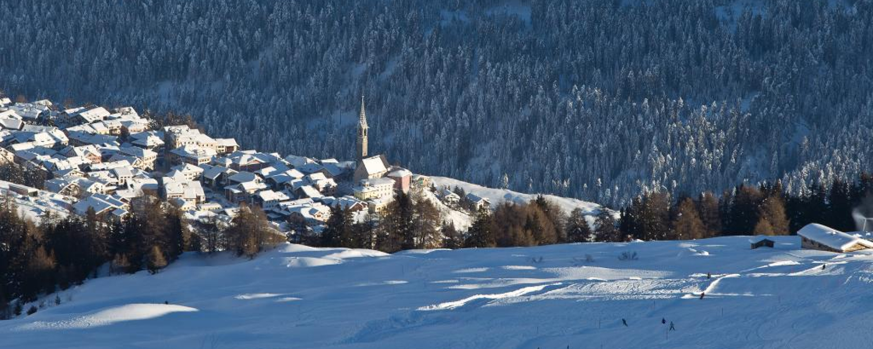 Blick auf Sent und die Sömmibar