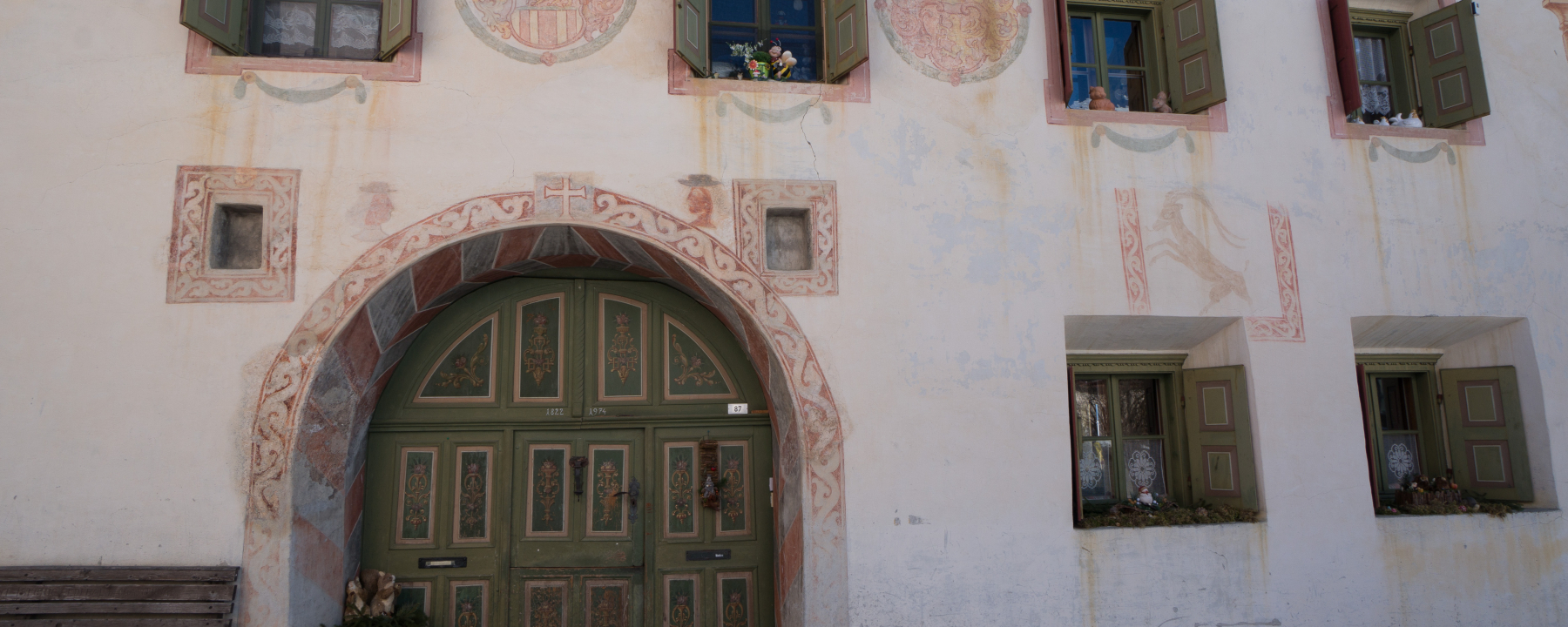 traditionelles Haus in Sent