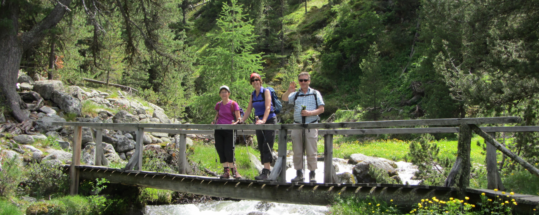 Auf der Senda da Mulin, Brücke über die Clemgia