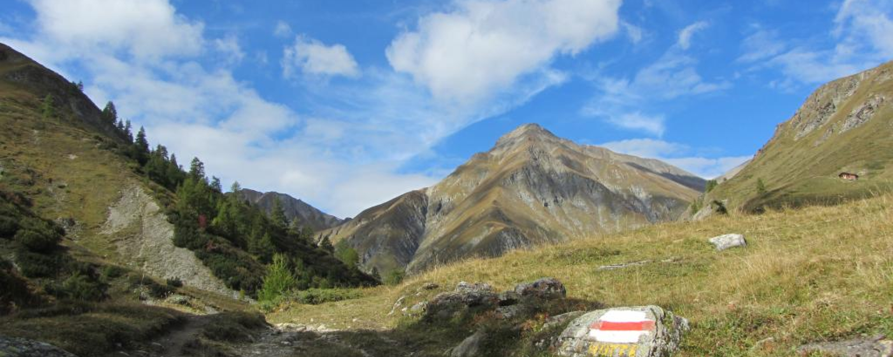Blick vom Val Chöglias zum Piz Chöglias