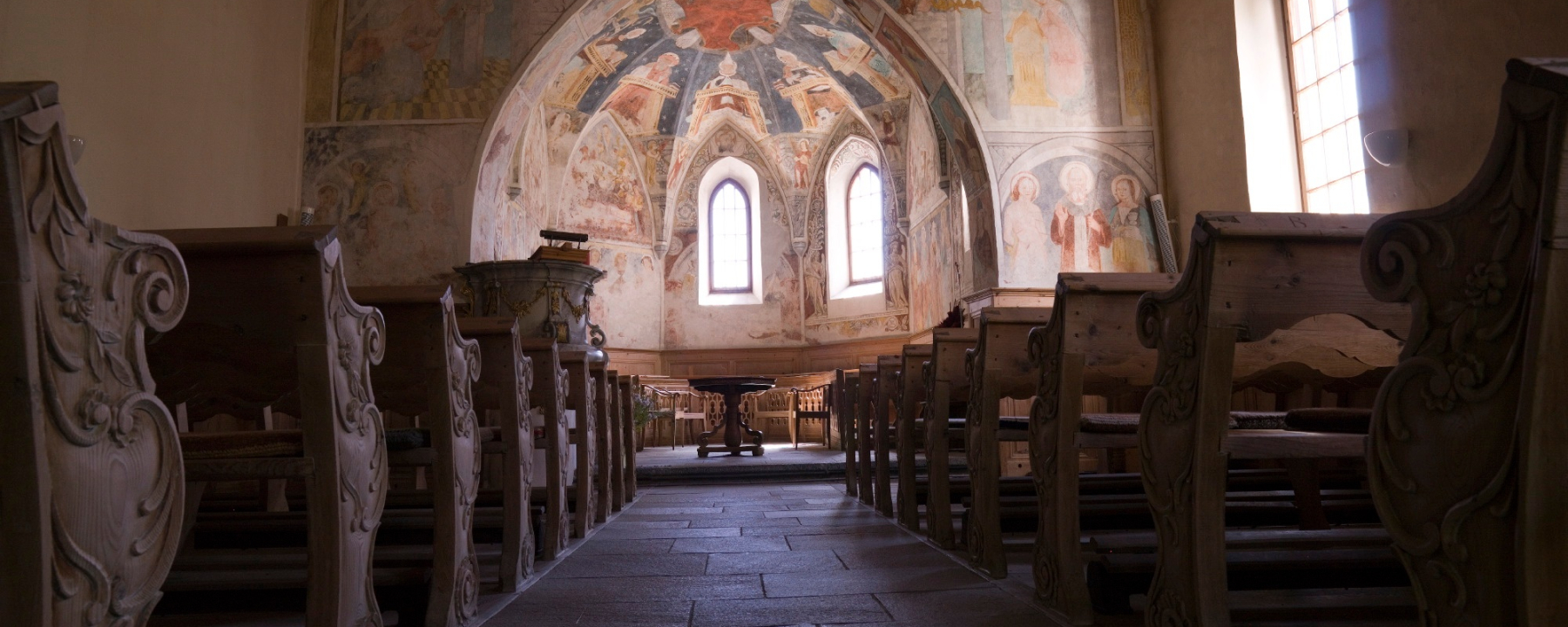 Kirchenmalereien Lavin