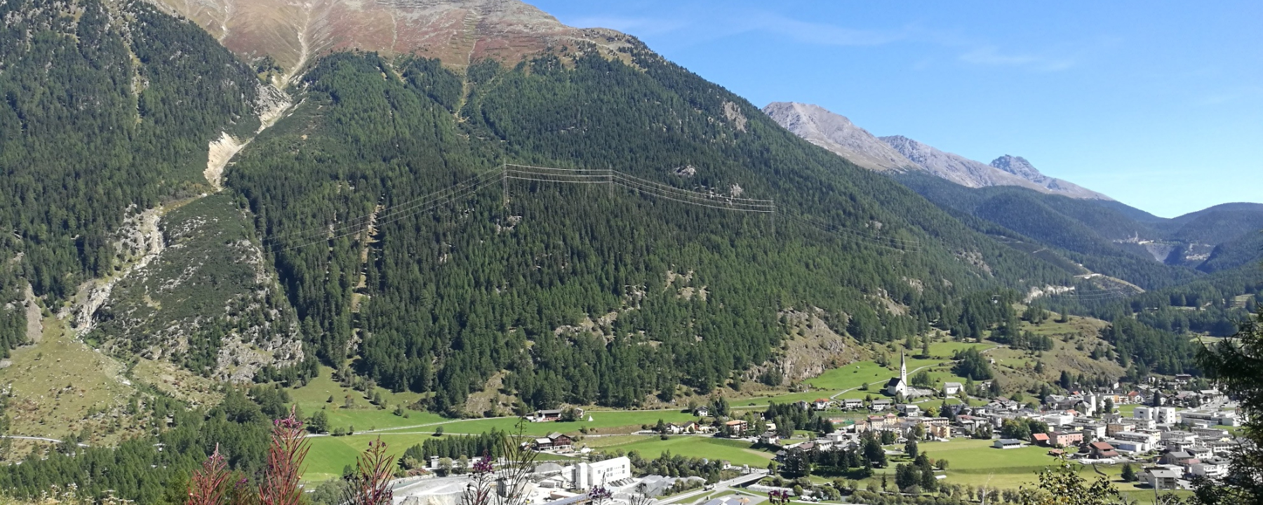 Blick auf Zernez
