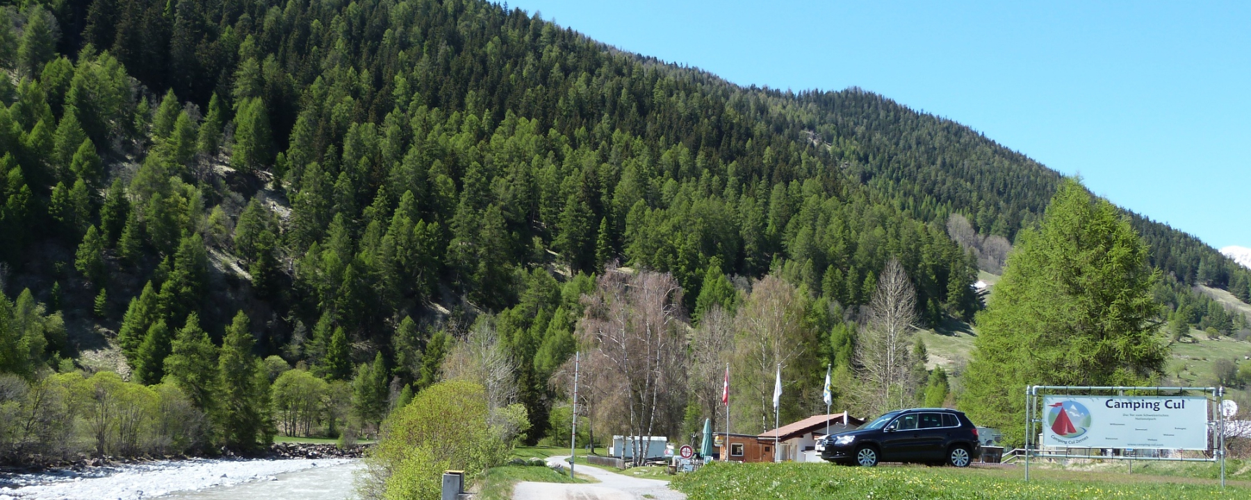 Camping Cul Zernez Zufahrt