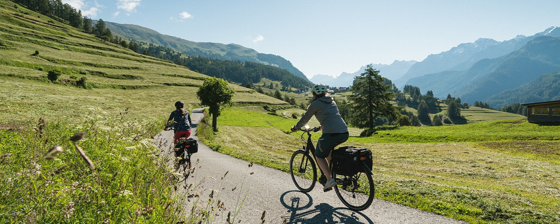 Innradweg, Unterengadin – Fahrt nach Ardez