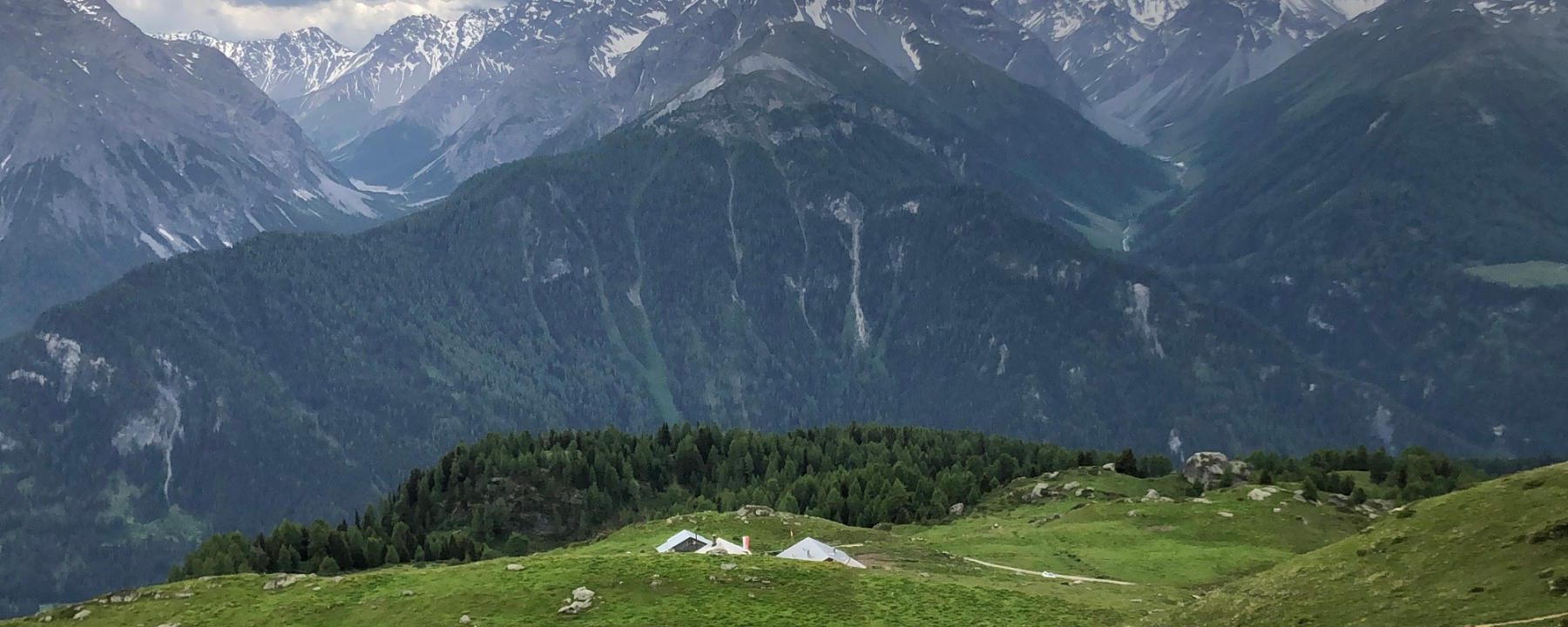Aussicht von der Alp Clünas