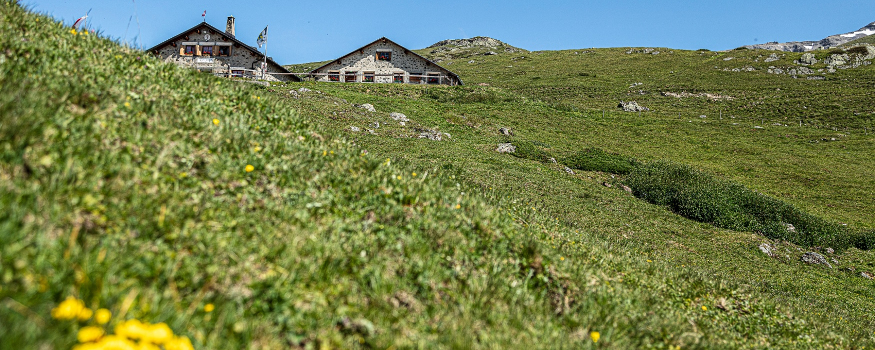 Alp Laret, oberhalb von Ftan
