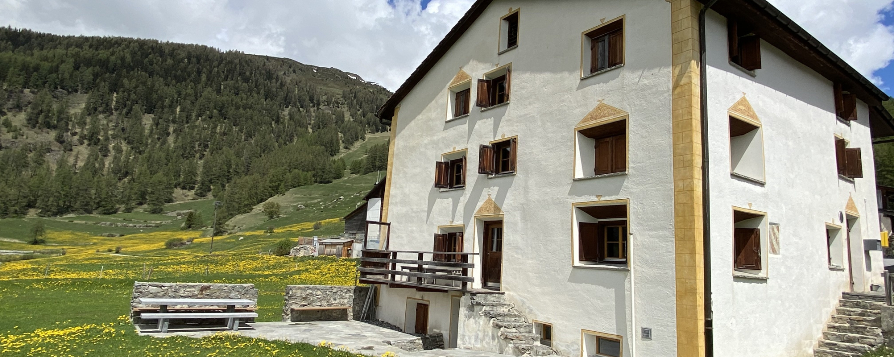 Aussenansicht Ferienhaus Bos-cha