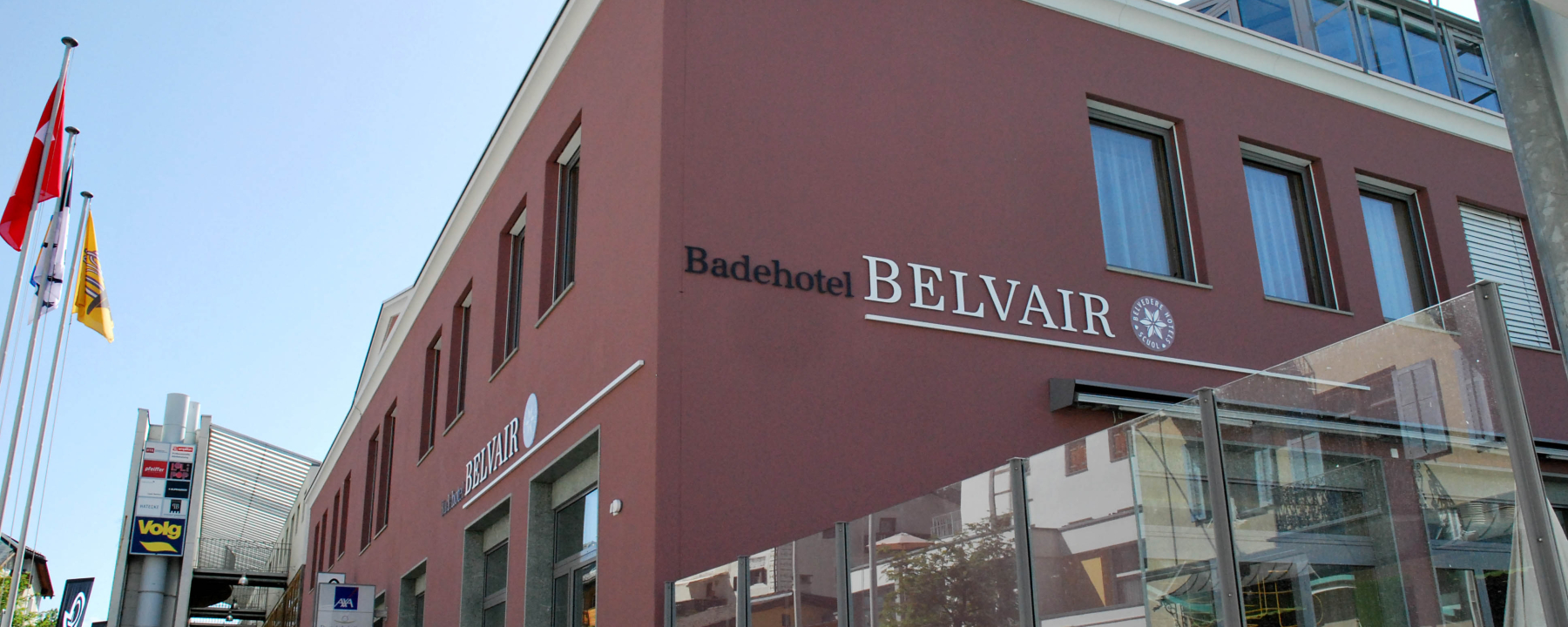 Aussenfassade Badehotel Belvair