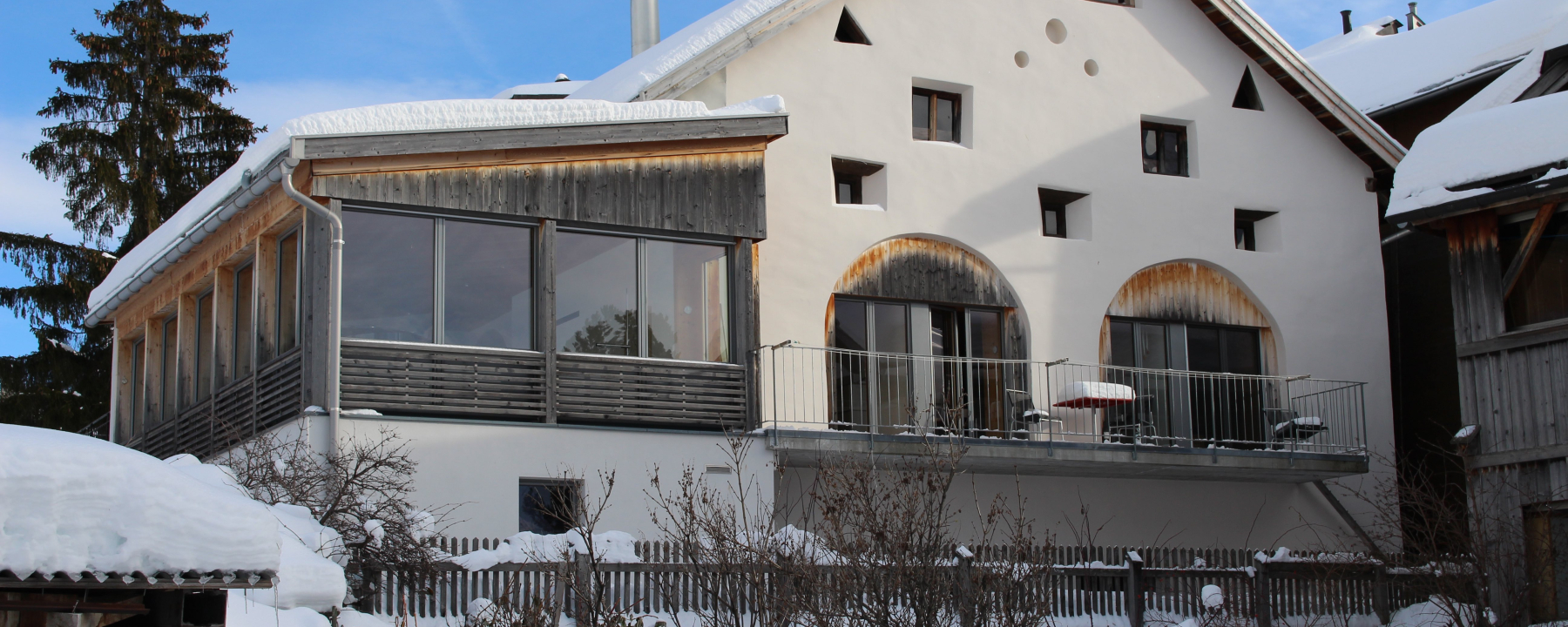 Haus im Winter