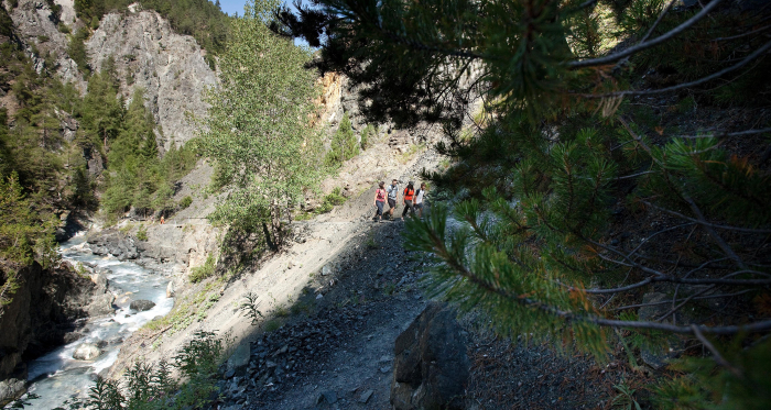 Wandern entlang der Clemgia