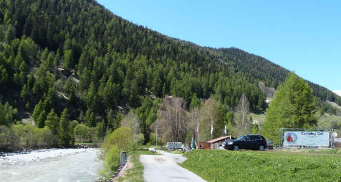 Camping Cul Zernez Zufahrt