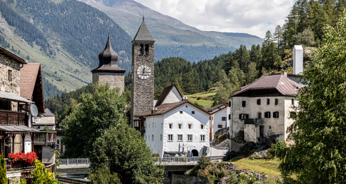 Susch im Sommer