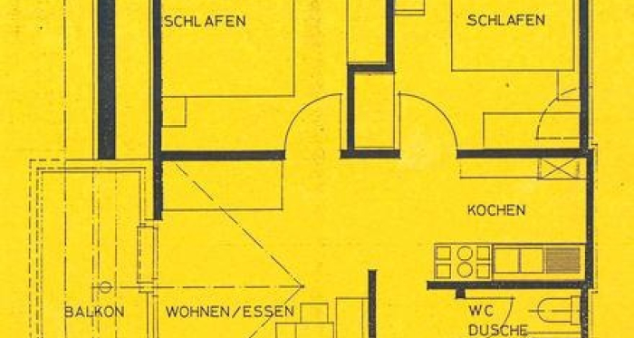 Grundriss 56m2
