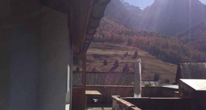 Teilansicht der Terrasse