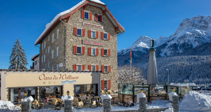 Hotel Außen Winter