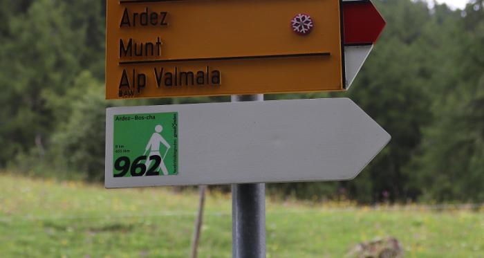 Wegweiser Nordic Walking Tour 962