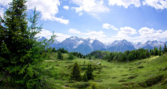 Hoch über Ftan: Piz Clünas – Alp Laret