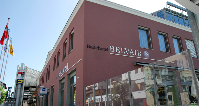Aussenfassade Badehotel Belvair
