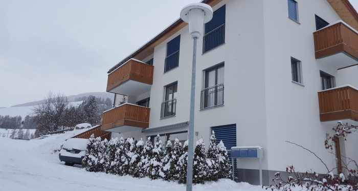 Hausansicht Winter