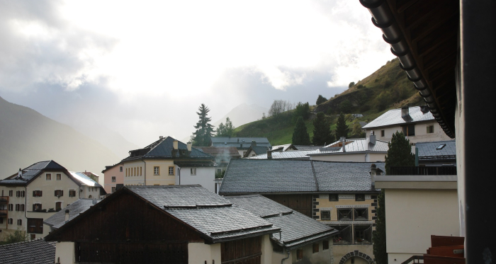 Aussicht Richtung Oberengadin