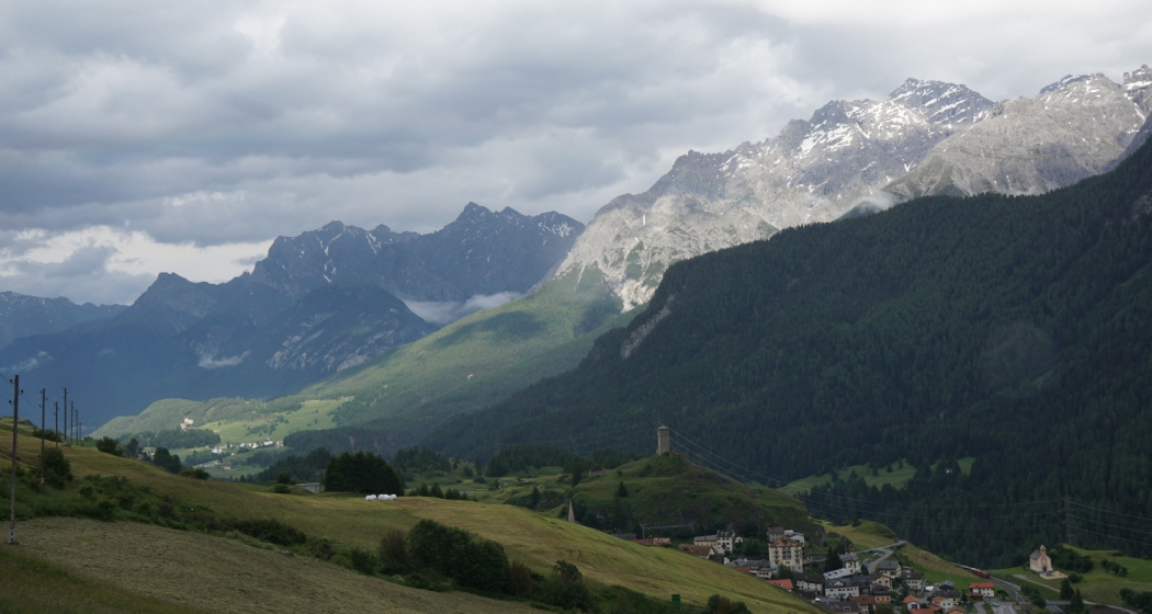 Blick auf die Unterengadiner Dolomiten Blick auf die Unterengadiner Dolomiten