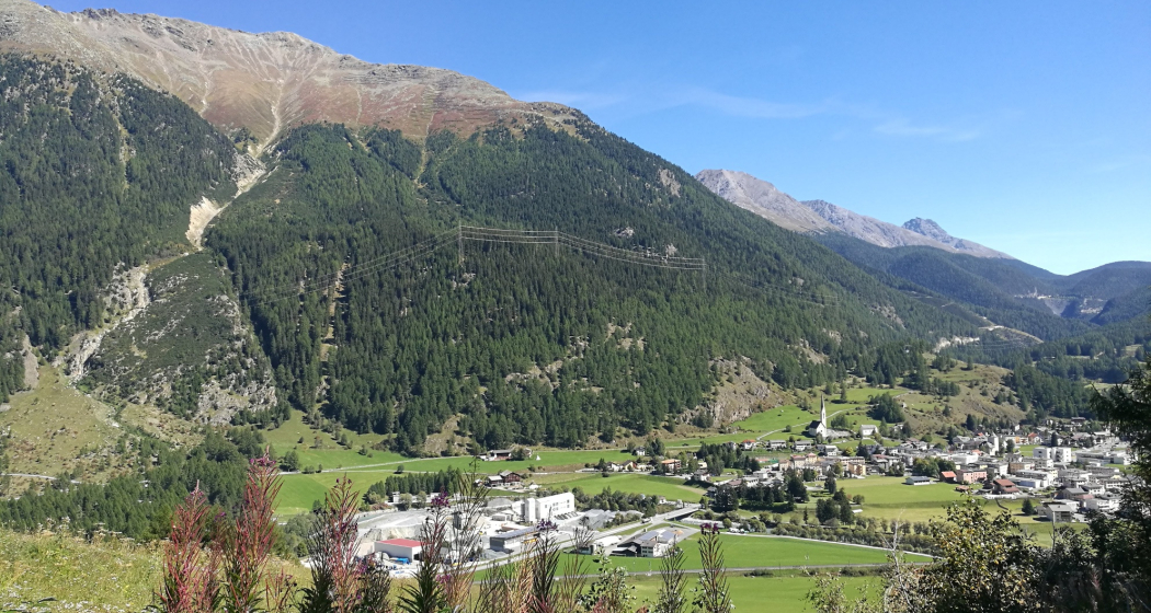 Blick auf Zernez Blick auf Zernez