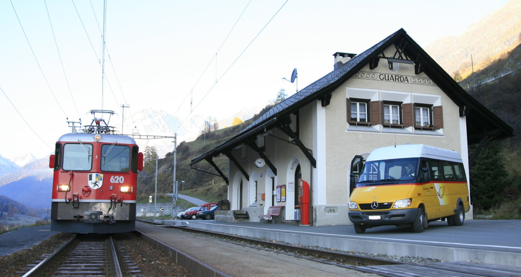 Bahnhof Guarda Bahnhof Guarda