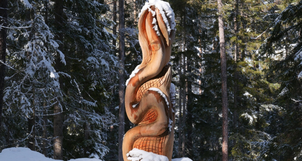 Skulptur auf dem Skulpturenweg Skulptur auf dem Skulpturenweg