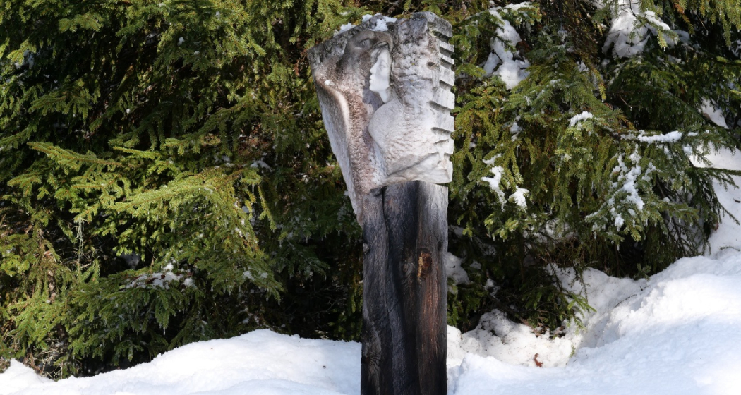 Skulptur auf dem Skulpturenweg Skulptur auf dem Skulpturenweg