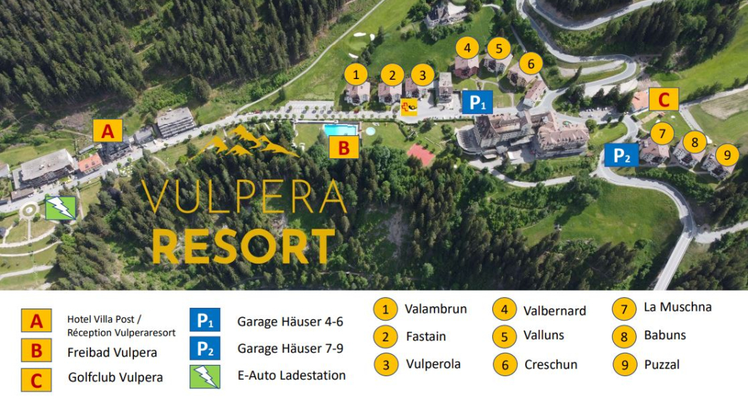 Übersicht Vulpera Resort Übersicht Vulpera Resort