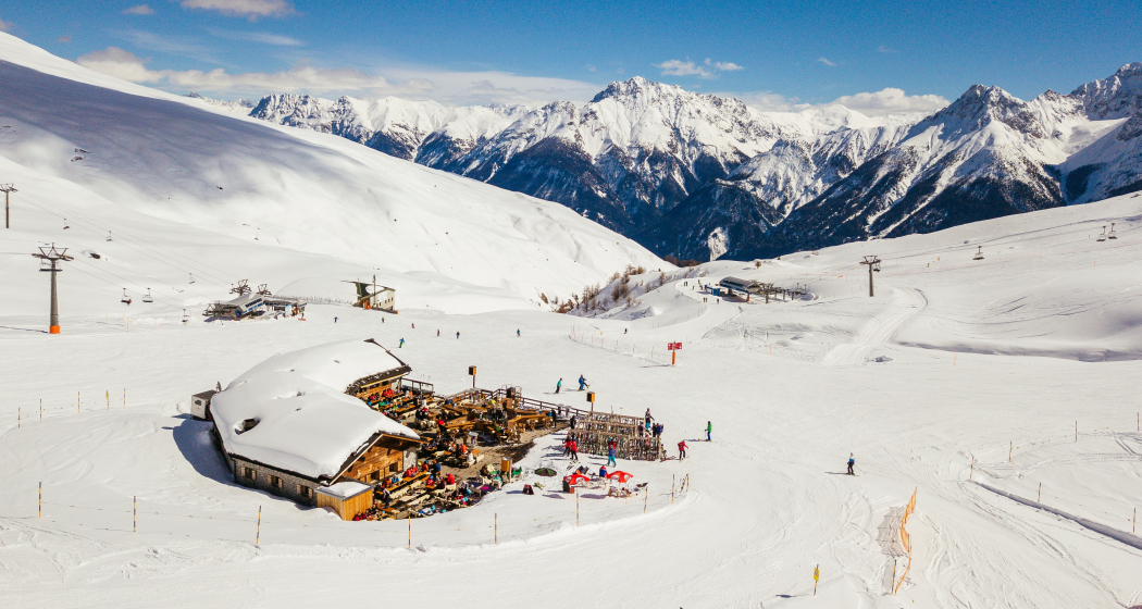 Alpetta im Wintersportgebiet Motta Naluns Alpetta im Wintersportgebiet Motta Naluns