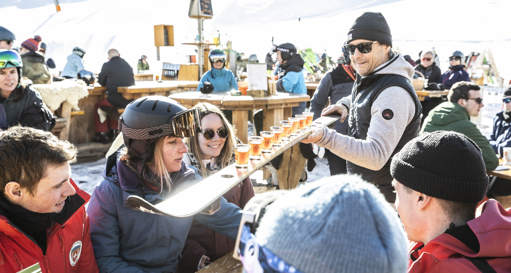 Alpetta im Wintersportgebiet Motta Naluns Alpetta im Wintersportgebiet Motta Naluns