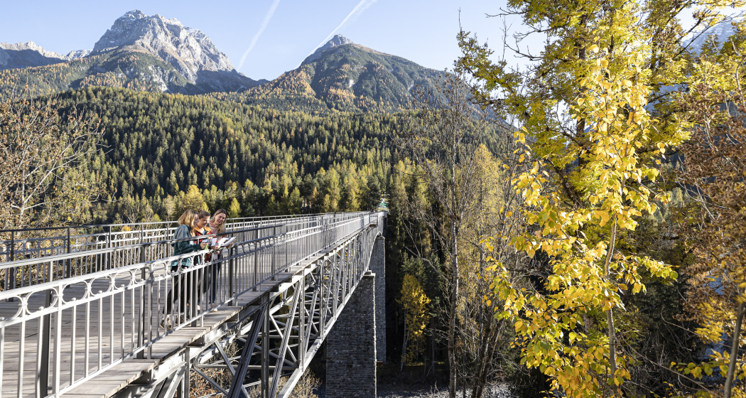 Gurlaina Brücke in Scuol Gurlaina Brücke in Scuol