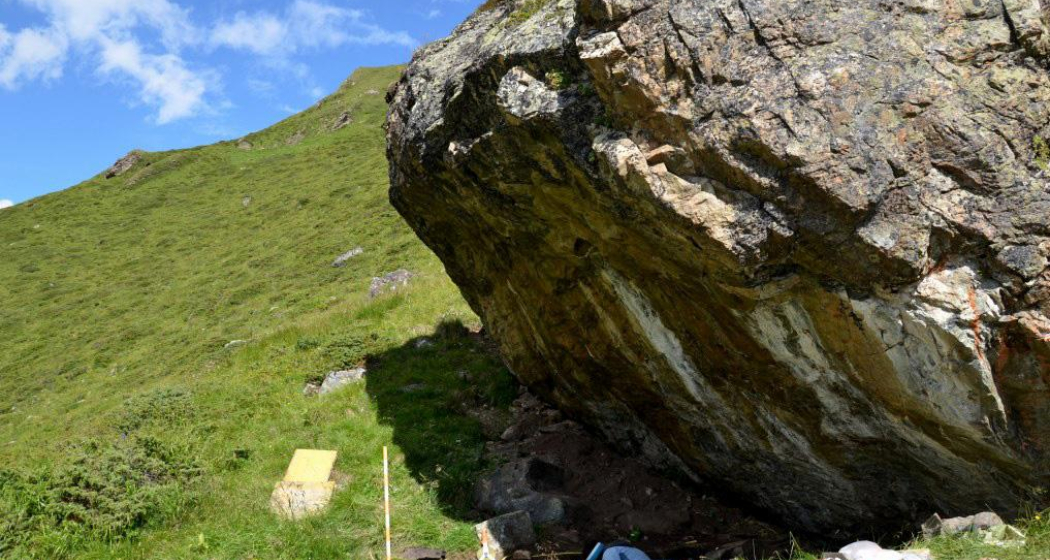 Val Urschai, Abri Urschai - endneolithische Fundstelle Val Urschai, Abri Urschai - endneolithische Fundstelle