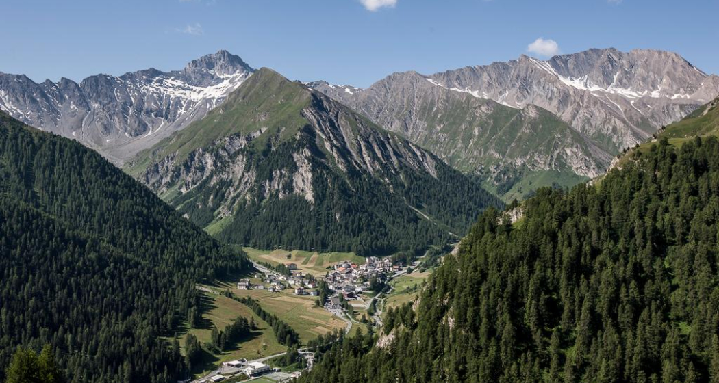 443: Fimberpass - Val d'Uina - Reschenpass: Etappe 1, Samnaun - Sent