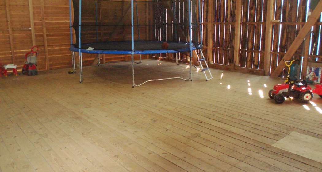 Trampolin im Heustall Trampolin im Heustall