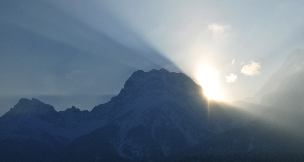 Sonnenaufgang im Winter