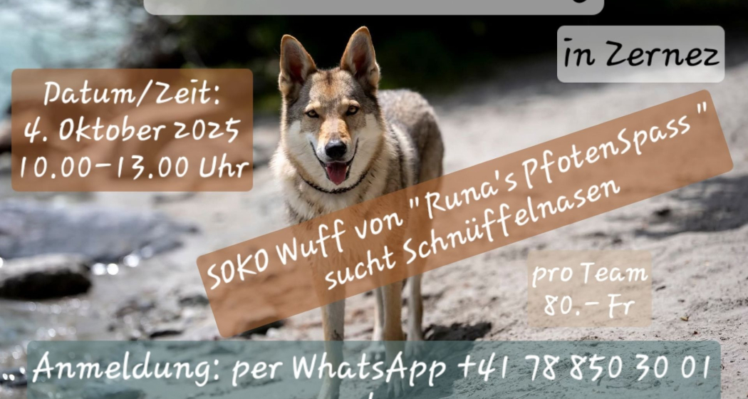 Krimiwanderung "SOKO Wuff" Runa's PfotenSpass (gdl_887275300_image) Krimiwanderung "SOKO Wuff" Runa's PfotenSpass (gdl_887275300_image)