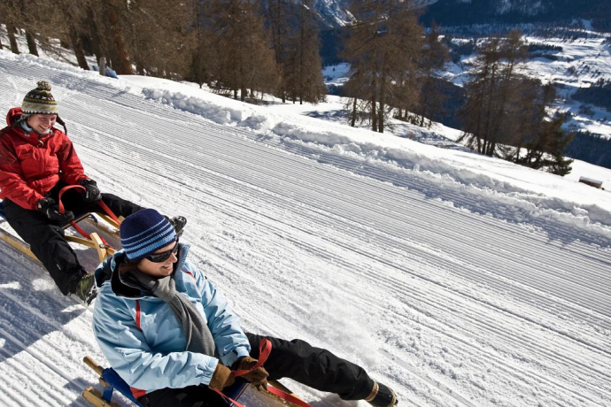 Luge à Lavin