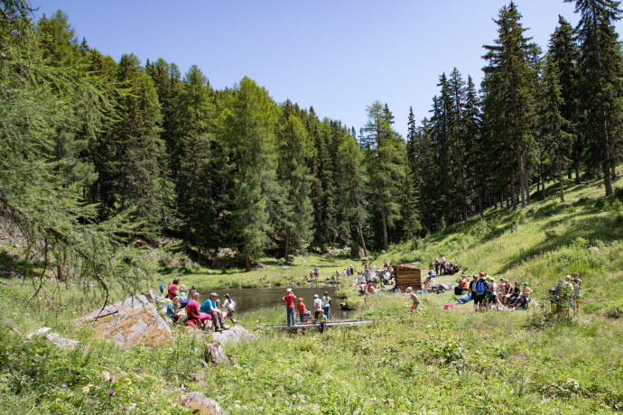 Au Lajet, on peut se reposer des aventures vécues jusqu'ici avant de rentrer chez soi.