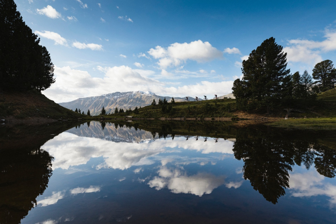 Aussicht vom Lai da Juata Aussicht vom Lai da Juata