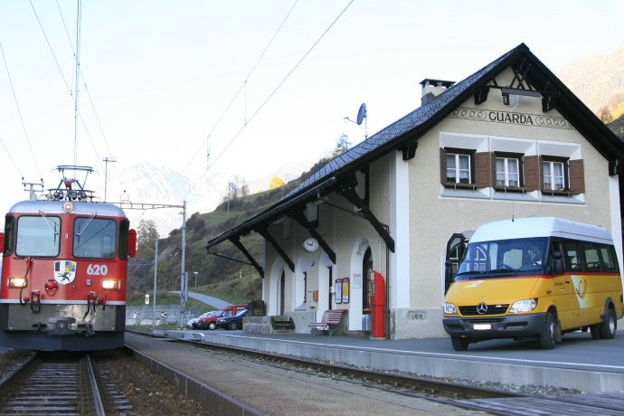 Bahnhof Guarda Bahnhof Guarda