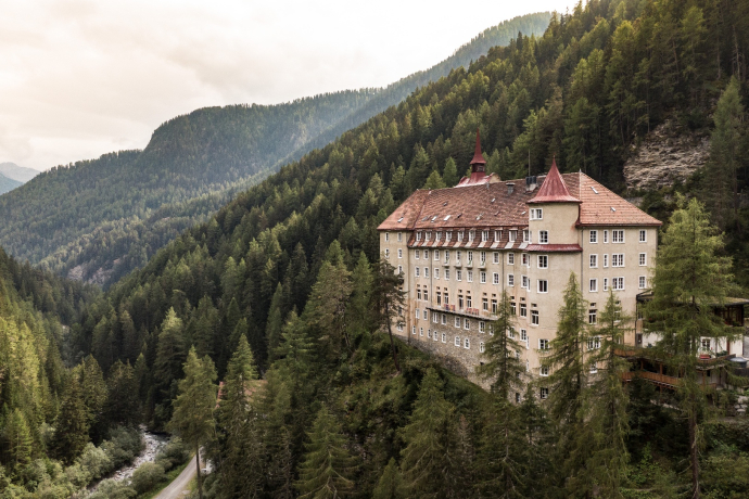 Kurhaus Val Sinestra dans la vallée latérale Val Sinestra, Bas-Val-Engadine