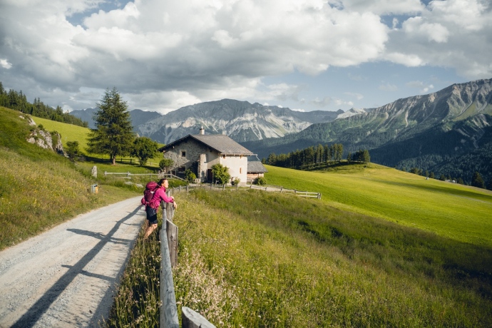 Chemin de Sain-Jacques Graubünden. Tronçon 2, Lü – S-charl (oua_611525919_image)