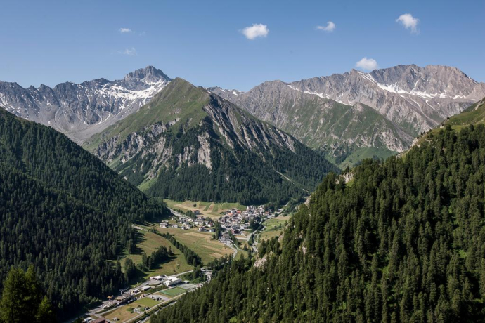 443: Fimber Pass - Val d'Uina - Reschen Pass: Stage 1, Samnaun - Sent