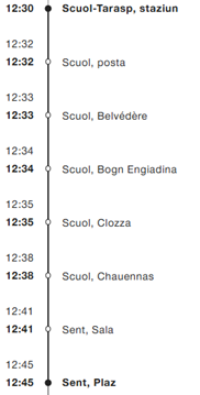 timetable