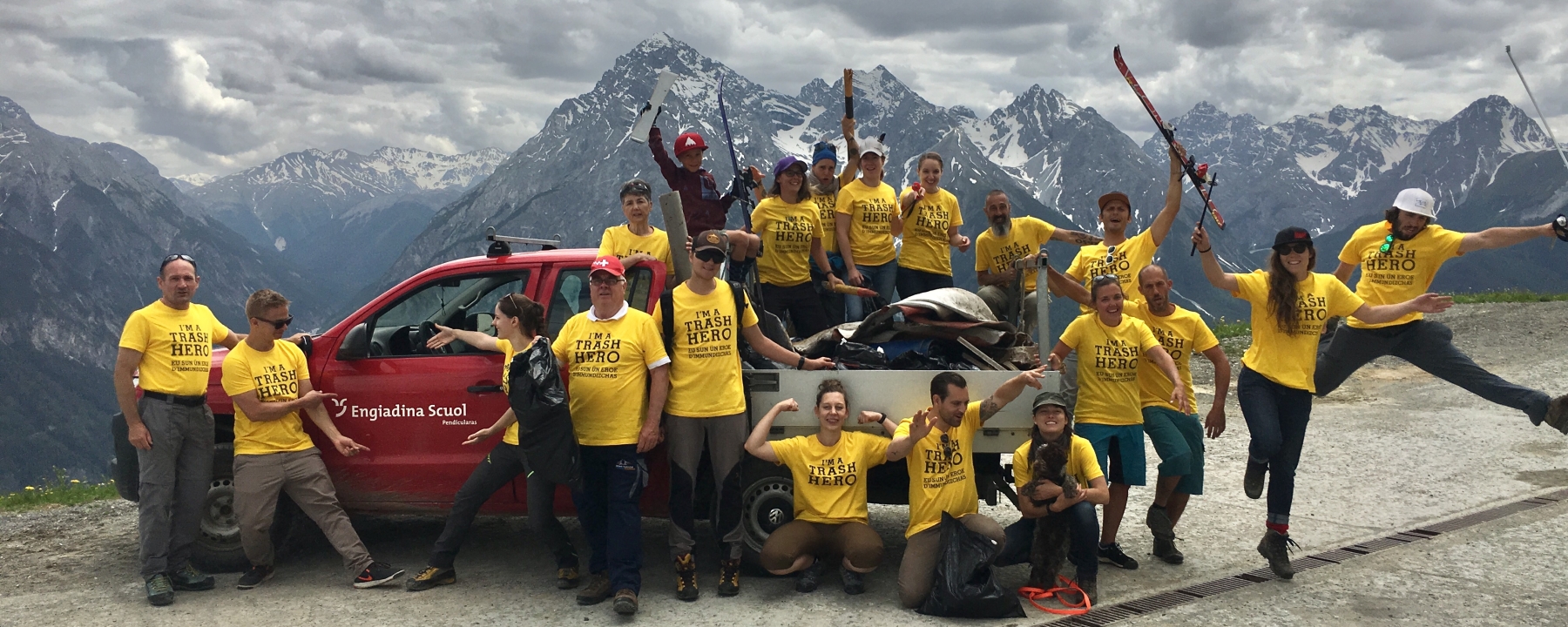Trash Hero Pisten-Cleanup Scuol – Motta Naluns – Ferienregion Engadin Scuol Zernez