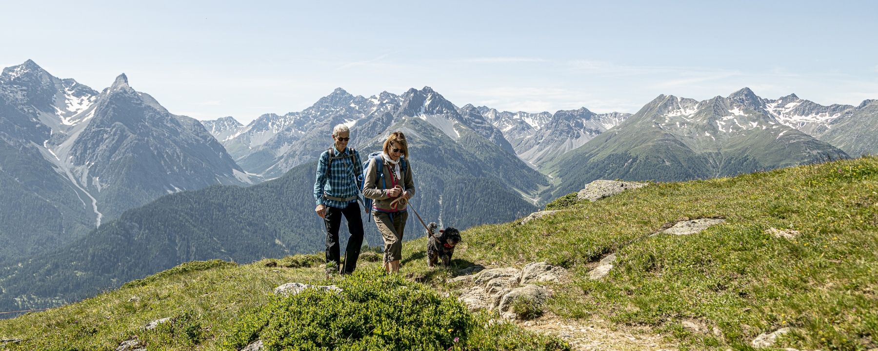 Am dritten und vierten Tag führt die Via Engiadina durchs Wandergebiet Motta Naluns.